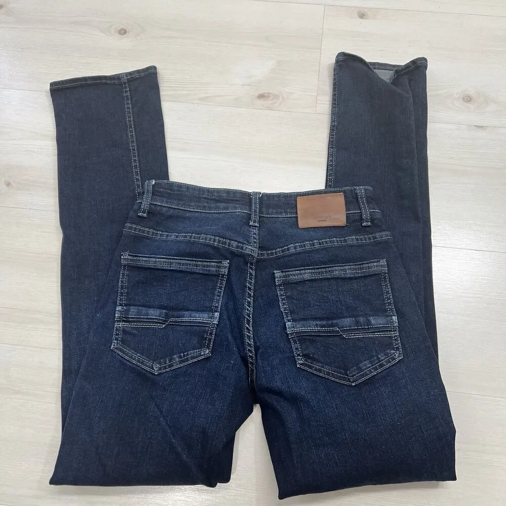 Outpost Makers Slim Straight Jeans Men's Size 29X32 Blue Superior Stretch